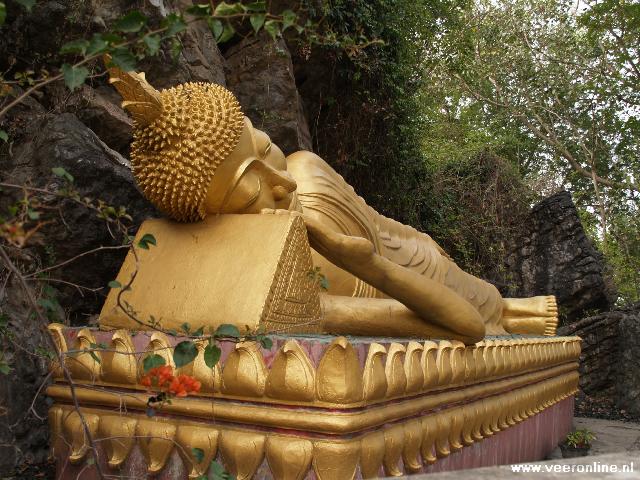 Laos - Liggende Boeddha