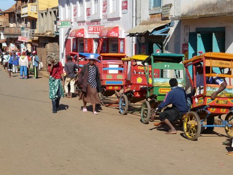 Madagaskar - straatbeeld Ambalavao