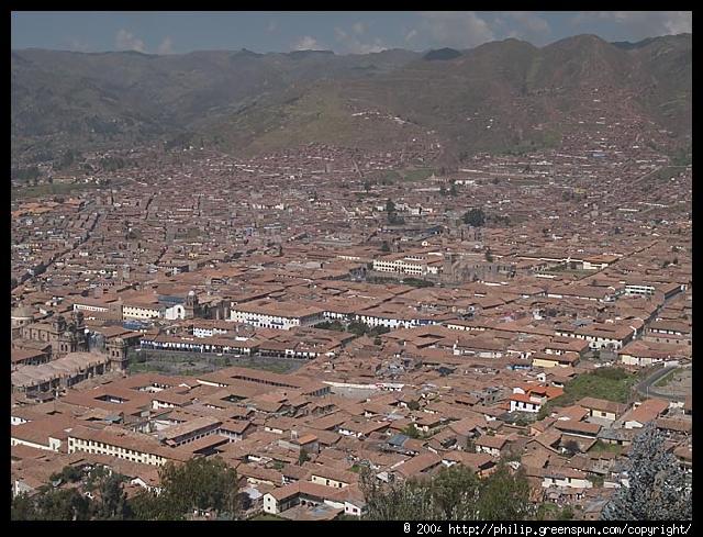 Peru - View over Cusco