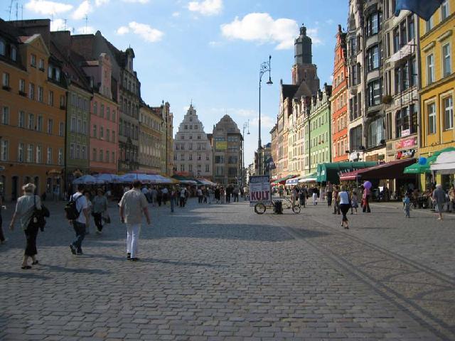Polen - Centrum Wroclaw